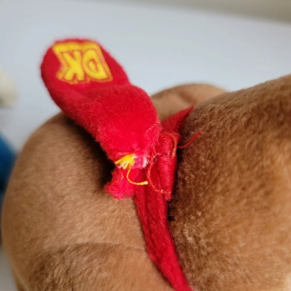 SUPER‎ MARIO Hard Solid Plastic Figure & DK Donkey Kong Plush